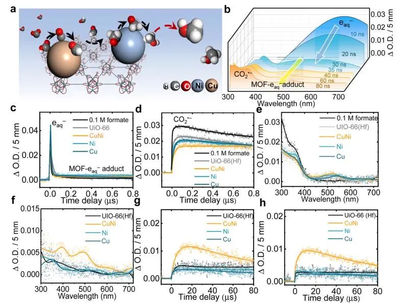 Nature子刊：高能輻射耦合CuNi SAs/UiO-66(Hf)，實(shí)現(xiàn)高選擇性還原CO2生成CH3OH
