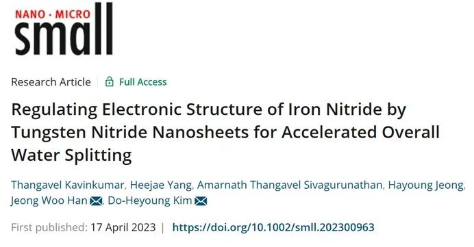 催化頂刊合集：Angew.、CEJ、ACS Nano、Nano Letters、Nano Energy、Small等8篇頂刊！