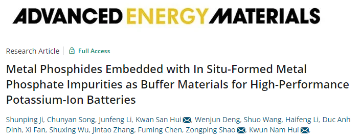 ?電池頂刊集錦：Nat. Commun.、AEM、AFM、NML、Angew、Small等最新成果