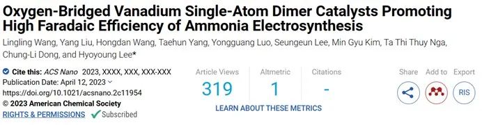 催化頂刊合集：Angew.、CEJ、ACS Nano、Nano Letters、Nano Energy、Small等8篇頂刊！