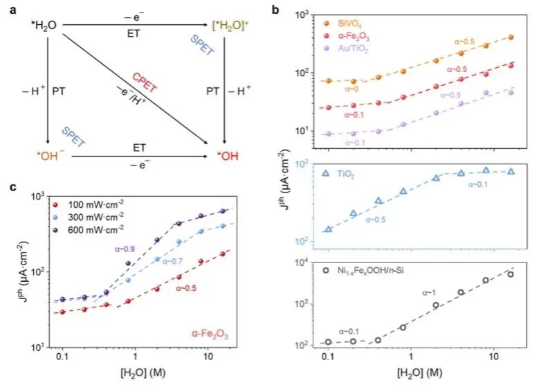 章宇超課題組JACS：PEC水氧化過程PCET研究，助力揭示光陽極上水的速率規律