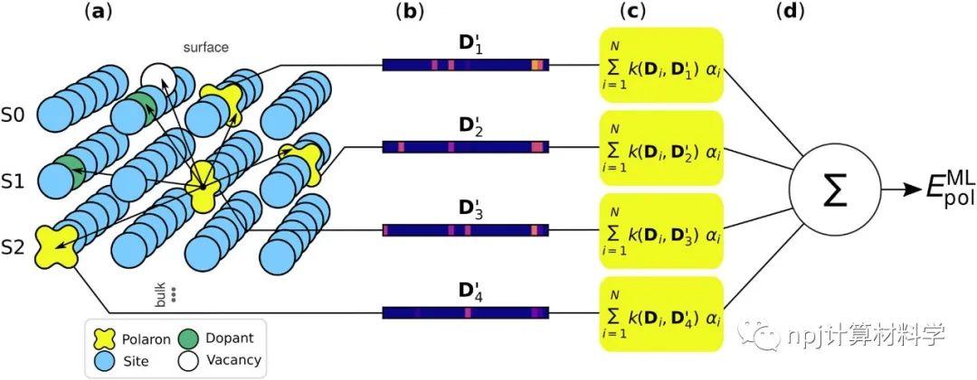 小極化子構型空間：DFT+機器學習