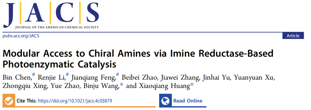 廈大王斌舉/南大黃小強，最新JACS！